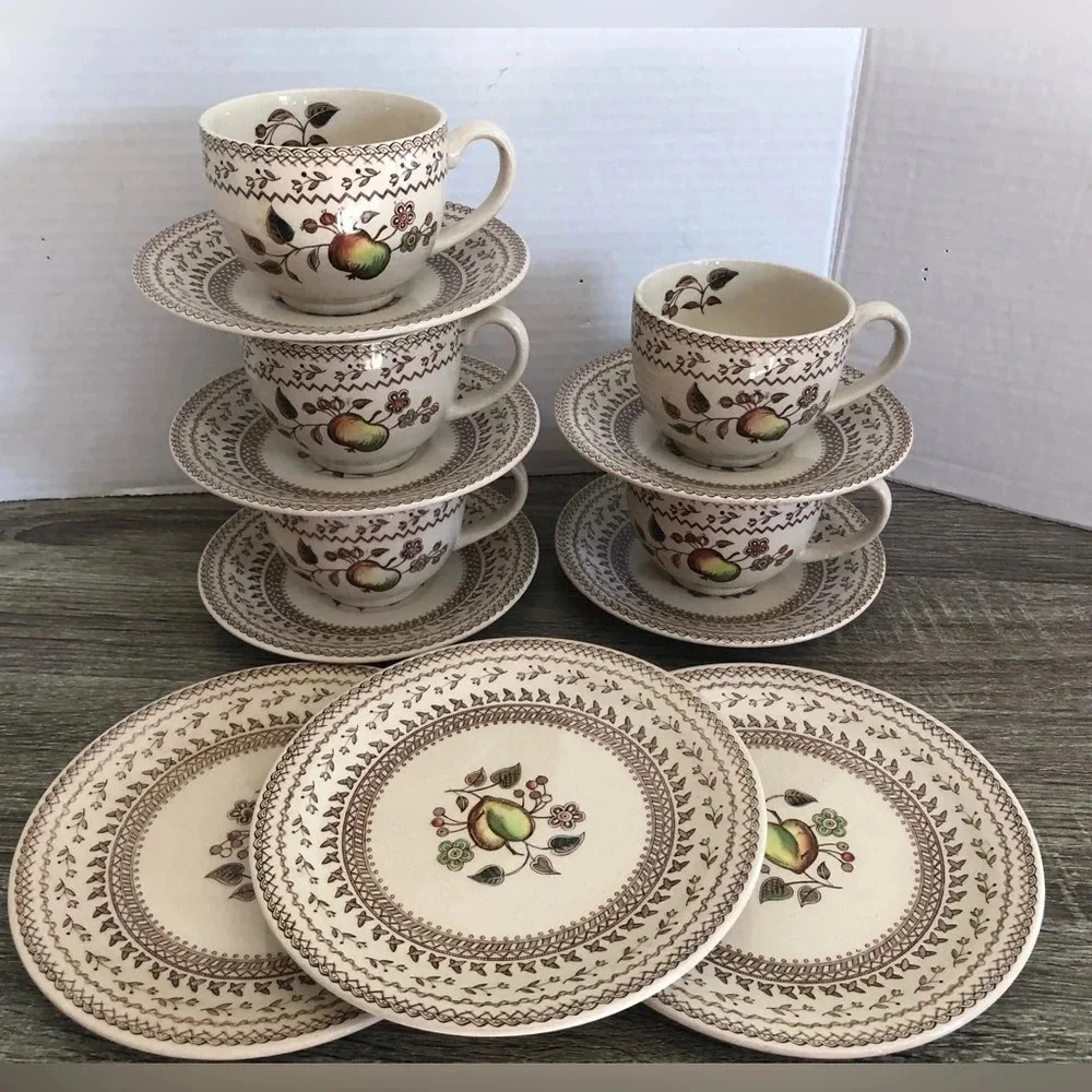 Vtg Johnson Bros Fruit Sampler Bundle